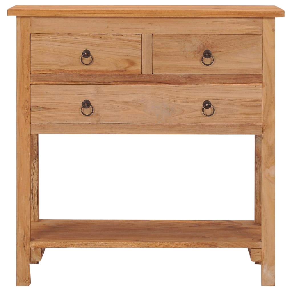 Sideboard 78x35x80 cm Massivholz Teak
