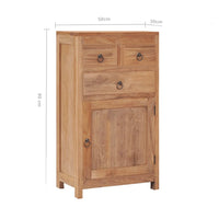 Thumbnail for Sideboard 50x30x90 cm Massivholz Teak