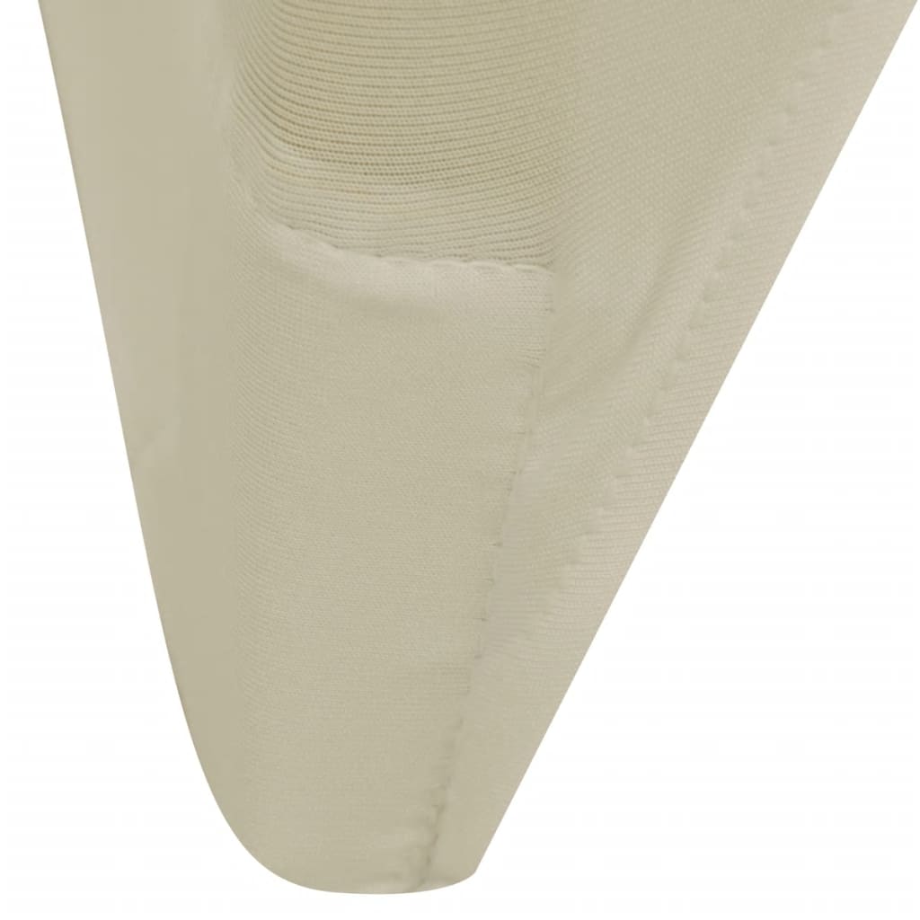 Stretch-Stuhlhussen 12 Stk. Creme