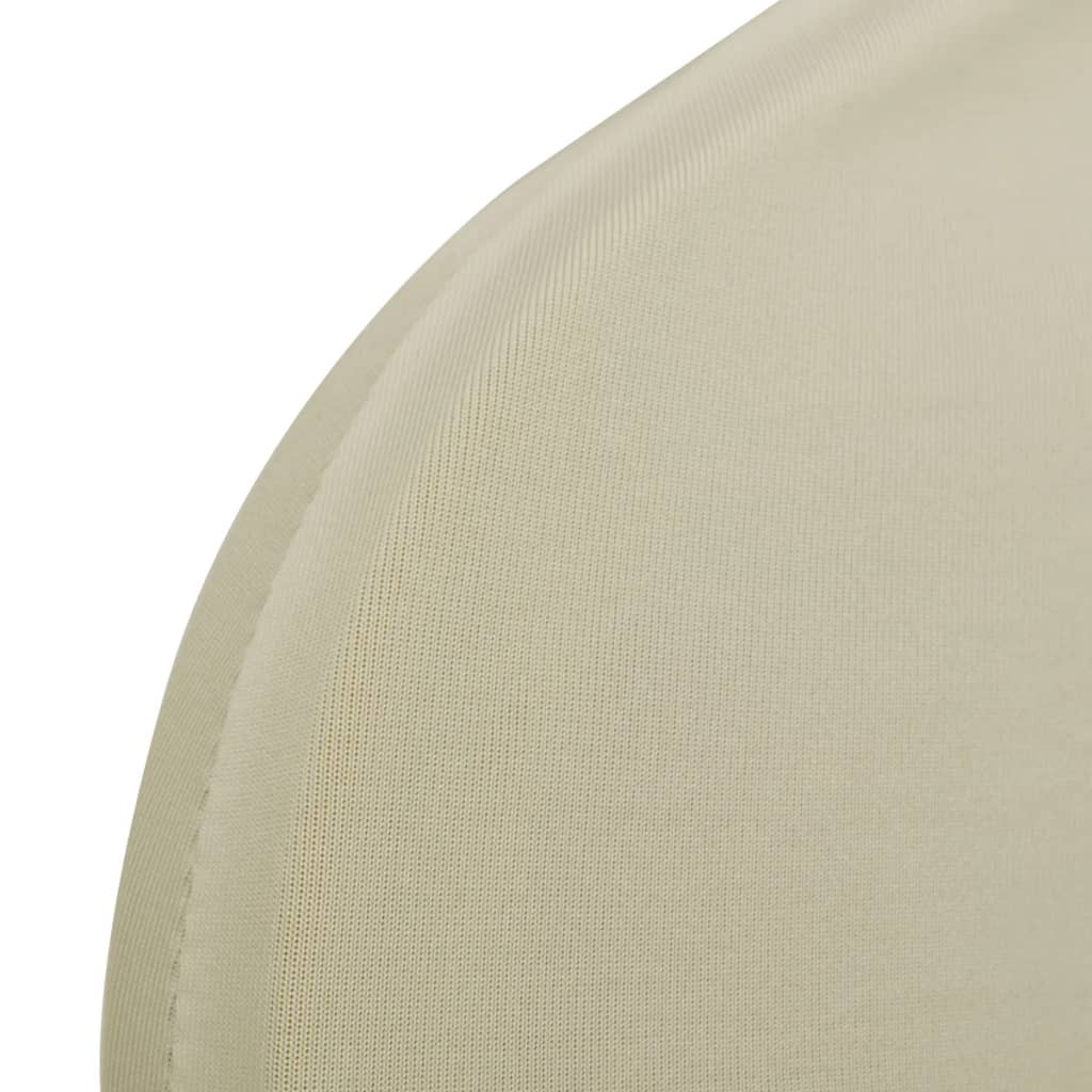 Stretch-Stuhlhussen 12 Stk. Creme