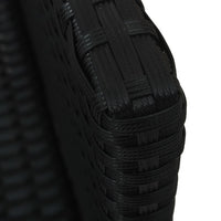 Thumbnail for 4-tlg. Garten-Lounge-Set mit Auflagen Poly Rattan Schwarz
