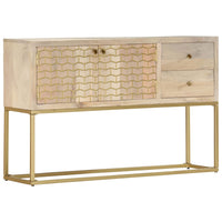 Thumbnail for Sideboard Golden 120x30x75 cm Massivholz Mango