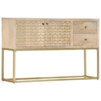 Thumbnail for Sideboard Golden 120x30x75 cm Massivholz Mango