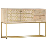 Thumbnail for Sideboard Golden 120x30x75 cm Massivholz Mango