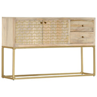Thumbnail for Sideboard Golden 120x30x75 cm Massivholz Mango