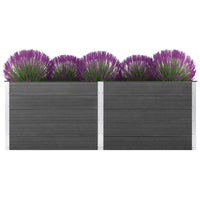 Thumbnail for Garten-Hochbeet 250 x 50 x 91 cm WPC Grau