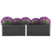 Thumbnail for Garten-Hochbeet 250 x 100 x 54 cm WPC Grau