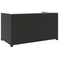 Thumbnail for 5-tlg. Garten-Lounge-Set mit Auflagen Poly Rattan Schwarz