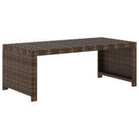 Thumbnail for 5-tlg. Garten-Lounge-Set mit Auflagen Poly Rattan Braun