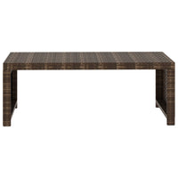 Thumbnail for 5-tlg. Garten-Lounge-Set mit Auflagen Poly Rattan Braun