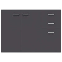 Thumbnail for Sideboard Grau 105x30x75 cm Holzwerkstoff