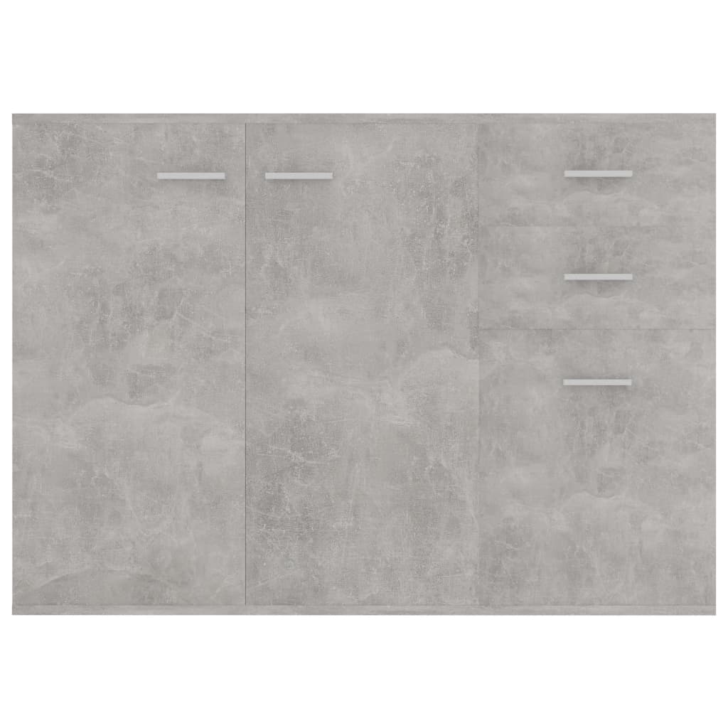 Sideboard Betongrau 105x30x75 cm Holzwerkstoff