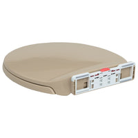 Thumbnail for Toilettensitz mit Absenkautomatik Quick-Release Beige Oval