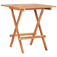 Thumbnail for Bistrotisch Klappbar 60x60x65 cm Massivholz Teak