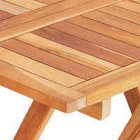 Thumbnail for Bistrotisch Klappbar 60x60x65 cm Massivholz Teak