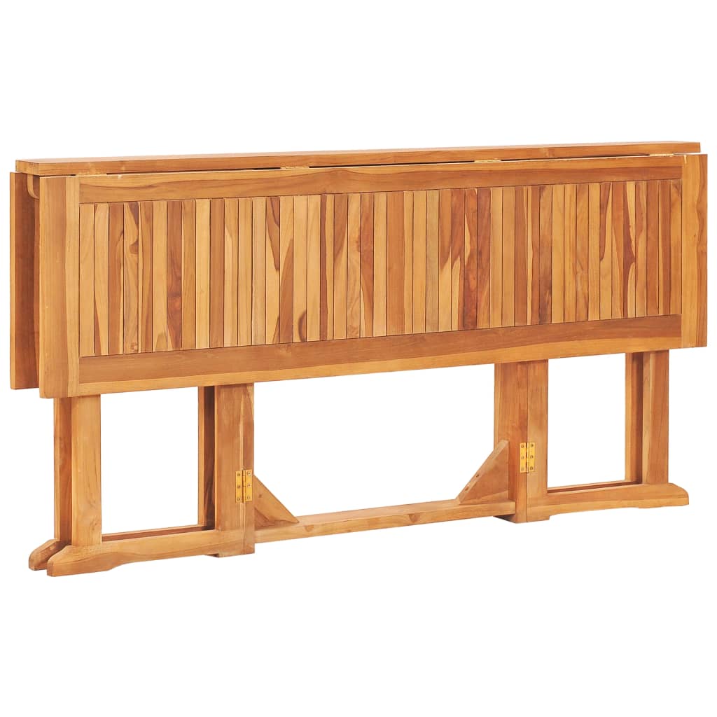 Gartentisch Butterfly Klappbar 150x90x75 cm Teak Massivholz