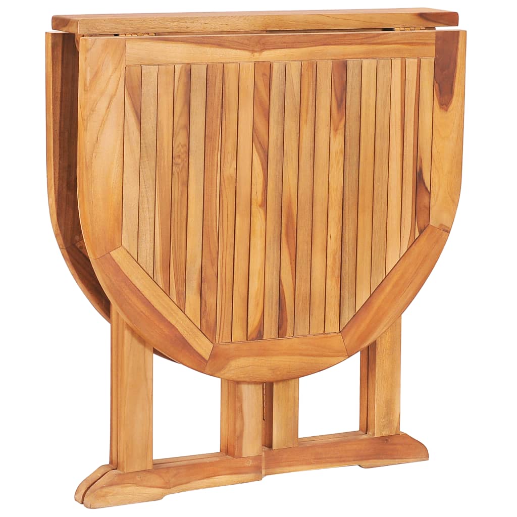 Gartentisch Butterfly Klappbar 120x70x75 cm Teak Massivholz