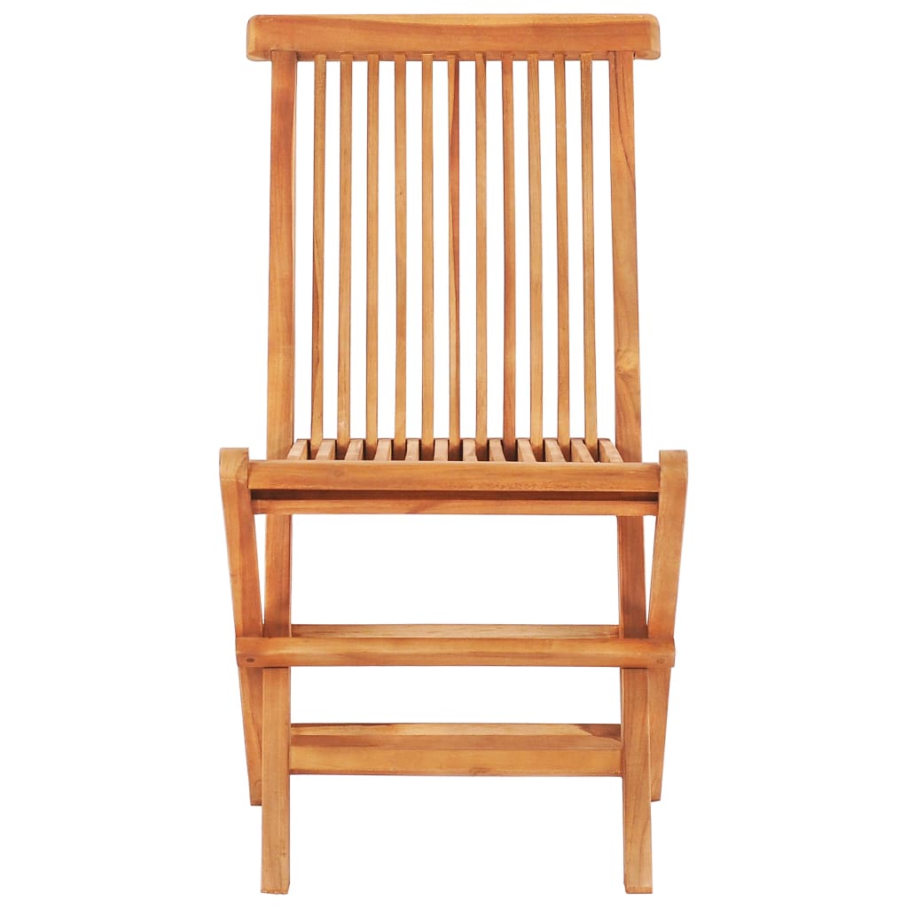5-tlg. Garten-Essgruppe Klappbar Massivholz Teak