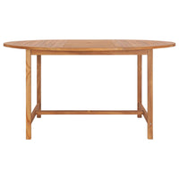 Thumbnail for Gartentisch 150x76 cm Massivholz Teak