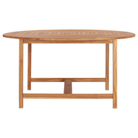 Thumbnail for Gartentisch 150x76 cm Massivholz Teak