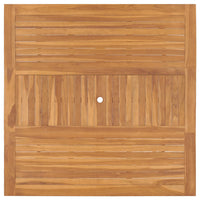 Thumbnail for Gartentisch 150x150x76 cm Massivholz Teak