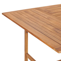Thumbnail for Gartentisch 150x150x76 cm Massivholz Teak
