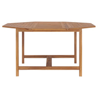 Thumbnail for Gartentisch 150x150x75 cm Teakholz Massiv