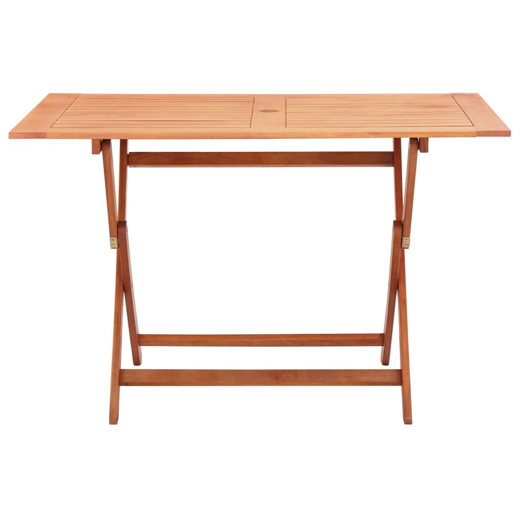 Gartentisch Klappbar 120x70x75 cm Massivholz Eukalyptus