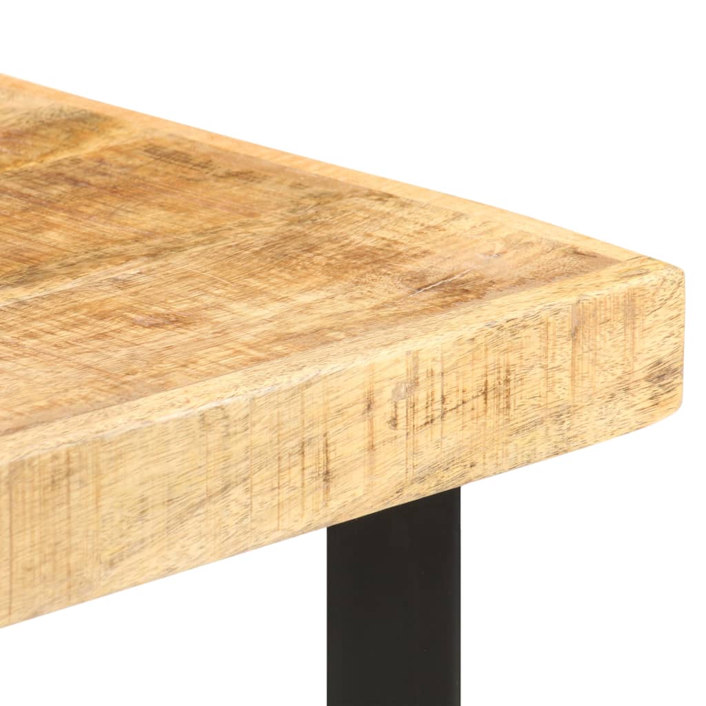 Bartisch 60x60x107 cm Raues Mangoholz