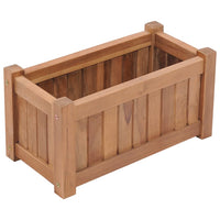 Thumbnail for Hochbeet 50x25x25 cm Massivholz Teak