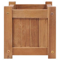 Thumbnail for Hochbeet 50x25x25 cm Massivholz Teak
