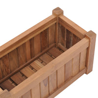 Thumbnail for Hochbeet 50x25x25 cm Massivholz Teak