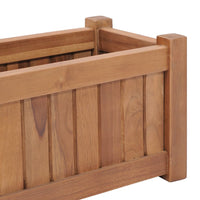 Thumbnail for Hochbeet 50x25x25 cm Massivholz Teak