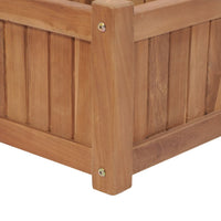 Thumbnail for Hochbeet 200x30x25 cm Massivholz Teak
