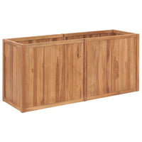 Thumbnail for Garten-Hochbeet 150 x 50 x 70 cm Massivholz Teak