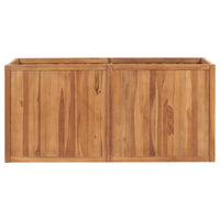Thumbnail for Garten-Hochbeet 150 x 50 x 70 cm Massivholz Teak