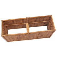 Thumbnail for Garten-Hochbeet 150 x 50 x 70 cm Massivholz Teak