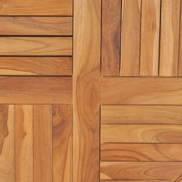 Thumbnail for Tischplatte Massivholz Teak Rund 2,5 cm 80 cm