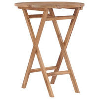 Thumbnail for Gartentisch Klappbar 60 cm Massivholz Teak