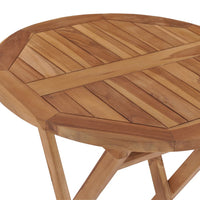 Thumbnail for Gartentisch Klappbar 60 cm Massivholz Teak