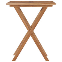 Thumbnail for Gartentisch Klappbar 60×60×75 cm Massivholz Teak