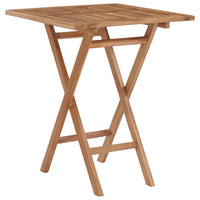 Thumbnail for Gartentisch Klappbar 60×60×75 cm Massivholz Teak