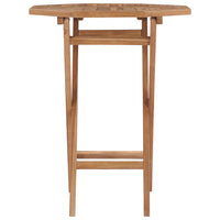 Thumbnail for Klappbarer Gartentisch 60×60×75 cm Teak Massivholz