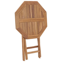 Thumbnail for Klappbarer Gartentisch 60×60×75 cm Teak Massivholz