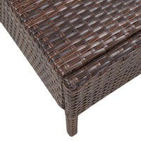 Thumbnail for 5-tlg. Garten-Sofagarnitur mit Auflagen Poly Rattan Braun