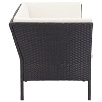 Thumbnail for 8-tlg. Garten-Lounge-Set mit Auflagen Poly Rattan Schwarz
