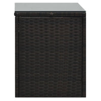 Thumbnail for 5-tlg. Garten-Lounge-Set mit Auflagen Poly Rattan Braun