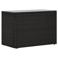 Thumbnail for 5-tlg. Garten-Lounge-Set mit Auflagen Poly Rattan Braun
