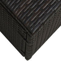 Thumbnail for 5-tlg. Garten-Lounge-Set mit Auflagen Poly Rattan Braun
