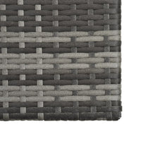 Thumbnail for 5-tlg. Garten-Lounge-Set mit Auflagen Poly Rattan Grau